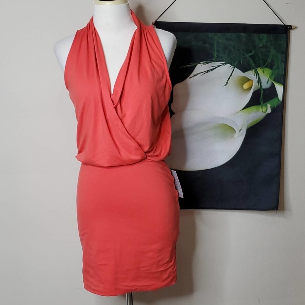 NWT The Vanity Room Surplice Sleeveless Dress